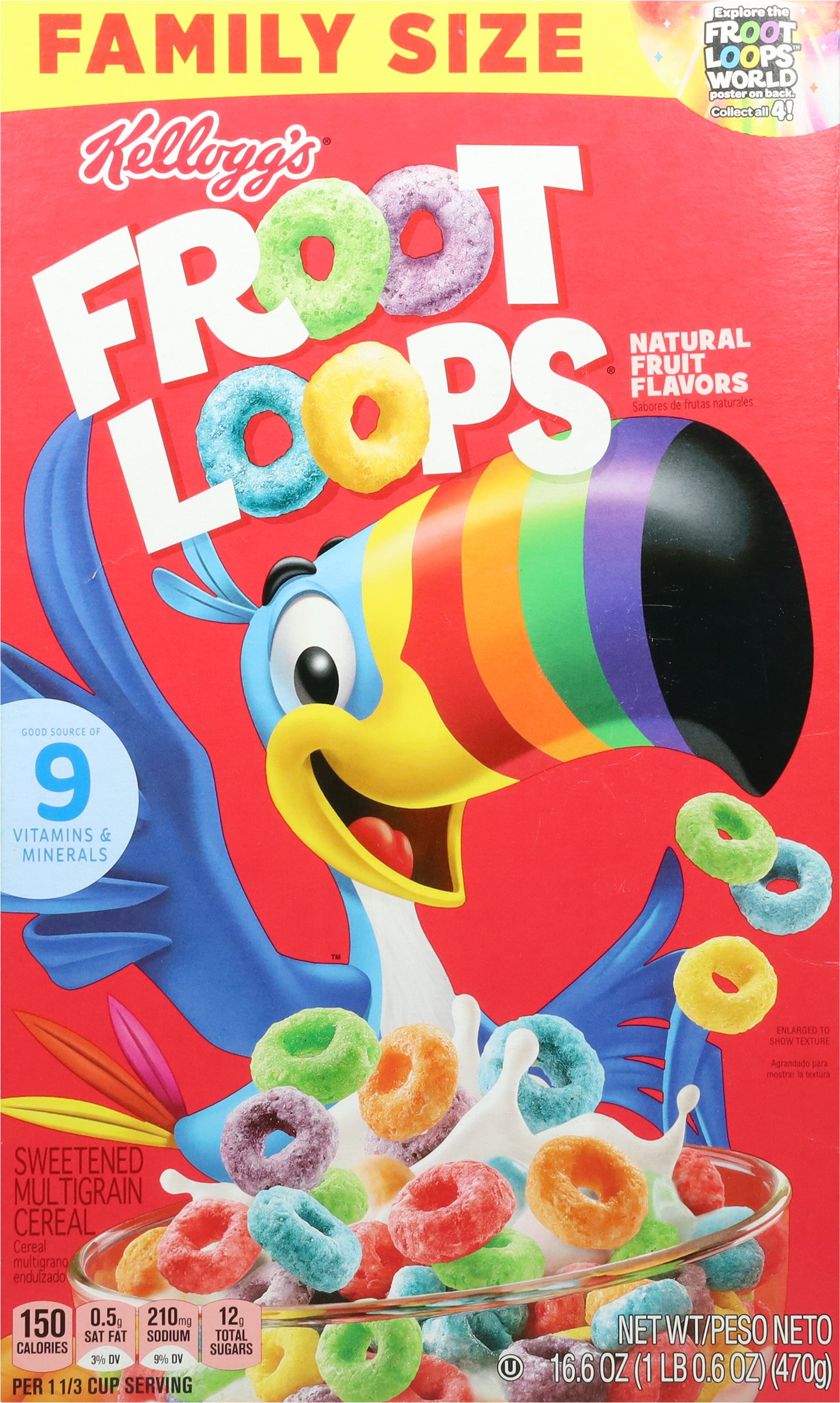 Kellogg S Cereal Box Froot Loops Rice Krispies Hot Air Balloon | My XXX ...