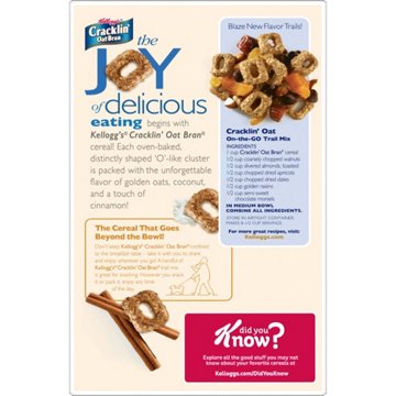 Kellogg's Cracklin' Oat Bran Original Cold Breakfast Cereal