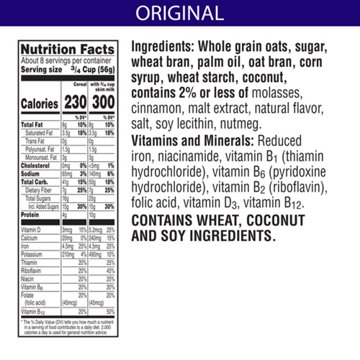 Kellogg's Cracklin' Oat Bran Original Cold Breakfast Cereal