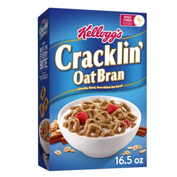 Kellogg's Cracklin' Oat Bran Original Cold Breakfast Cereal