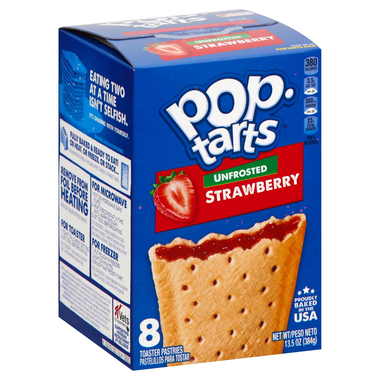 Pop-Tarts Unfrosted Strawberry Toaster Pastries - Shop Toaster pastries ...