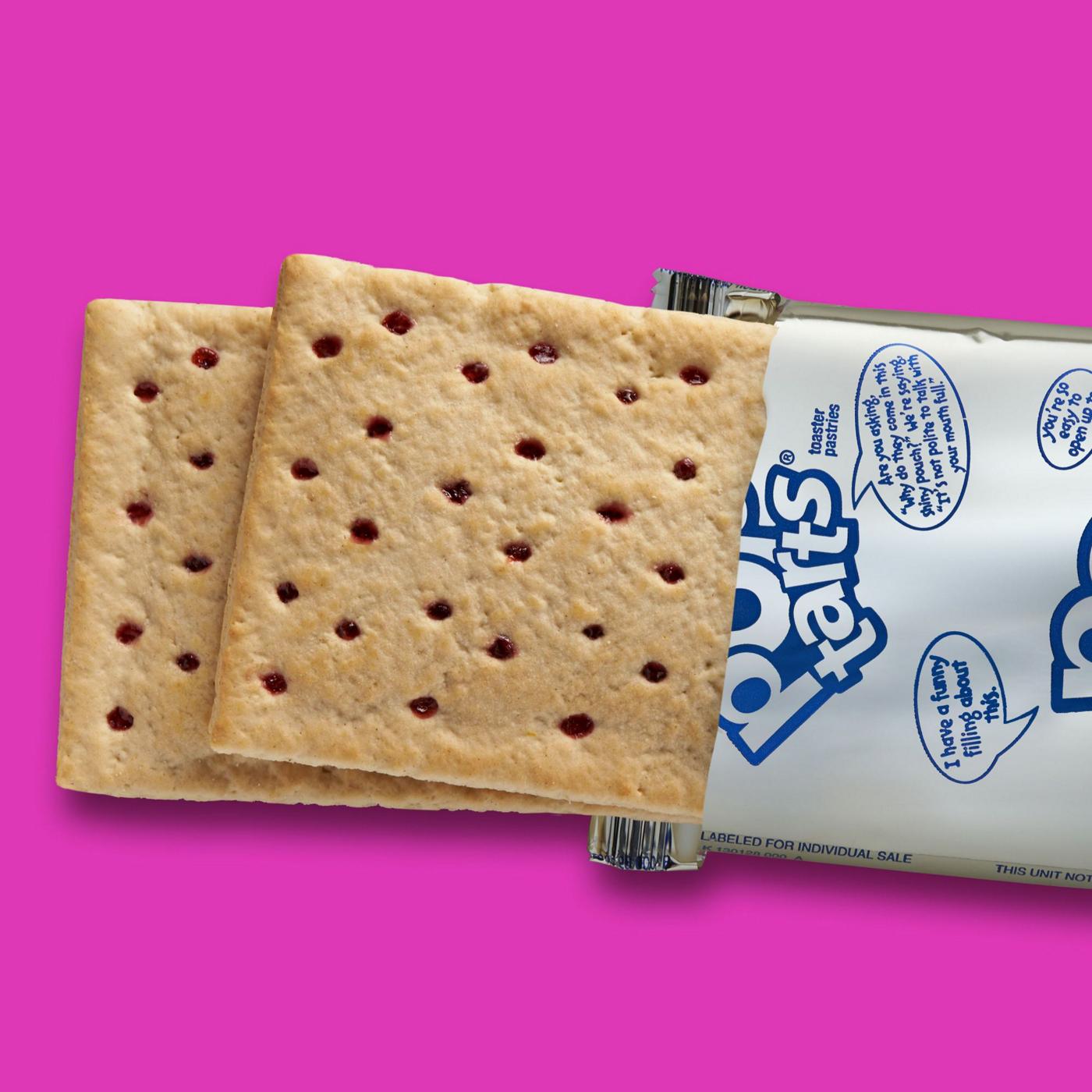 Pop-Tarts Unfrosted Strawberry Toaster Pastries; image 2 of 11