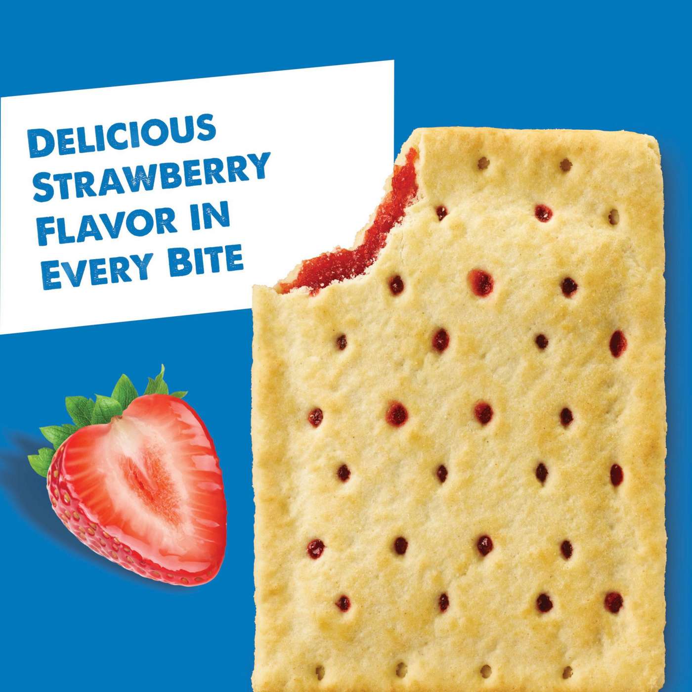 Pop-Tarts Unfrosted Strawberry Toaster Pastries; image 6 of 11