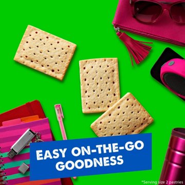 Pop-Tarts Unfrosted Strawberry Toaster Pastries, 20.3 oz, 12 ct