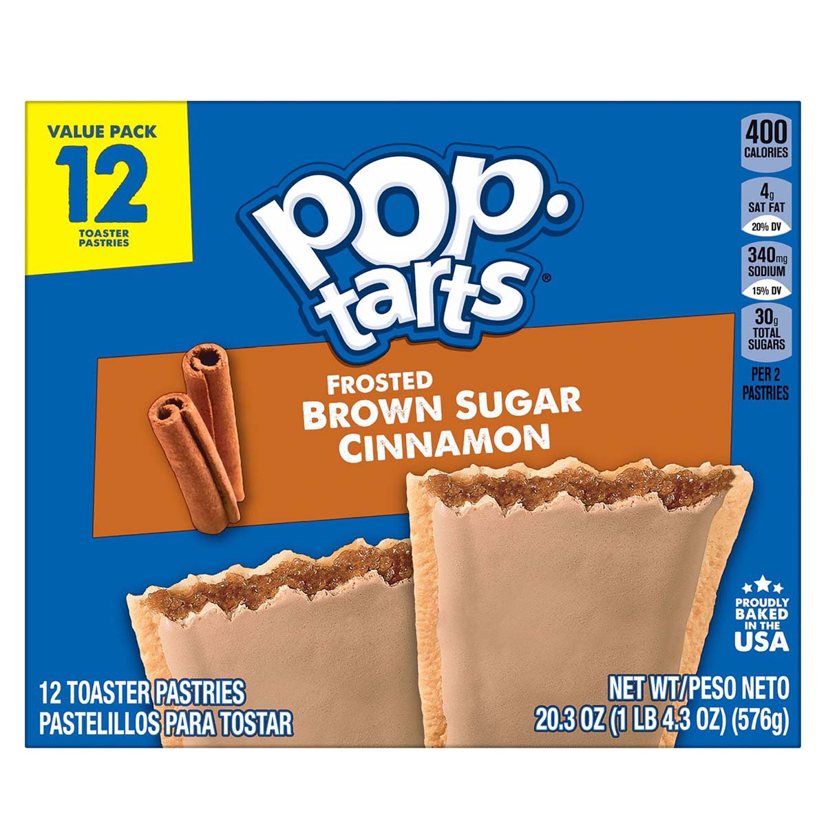 Pop Tarts Frosted Brown Sugar Cinnamon Toaster Pastries Shop Toaster Pastries At H E B