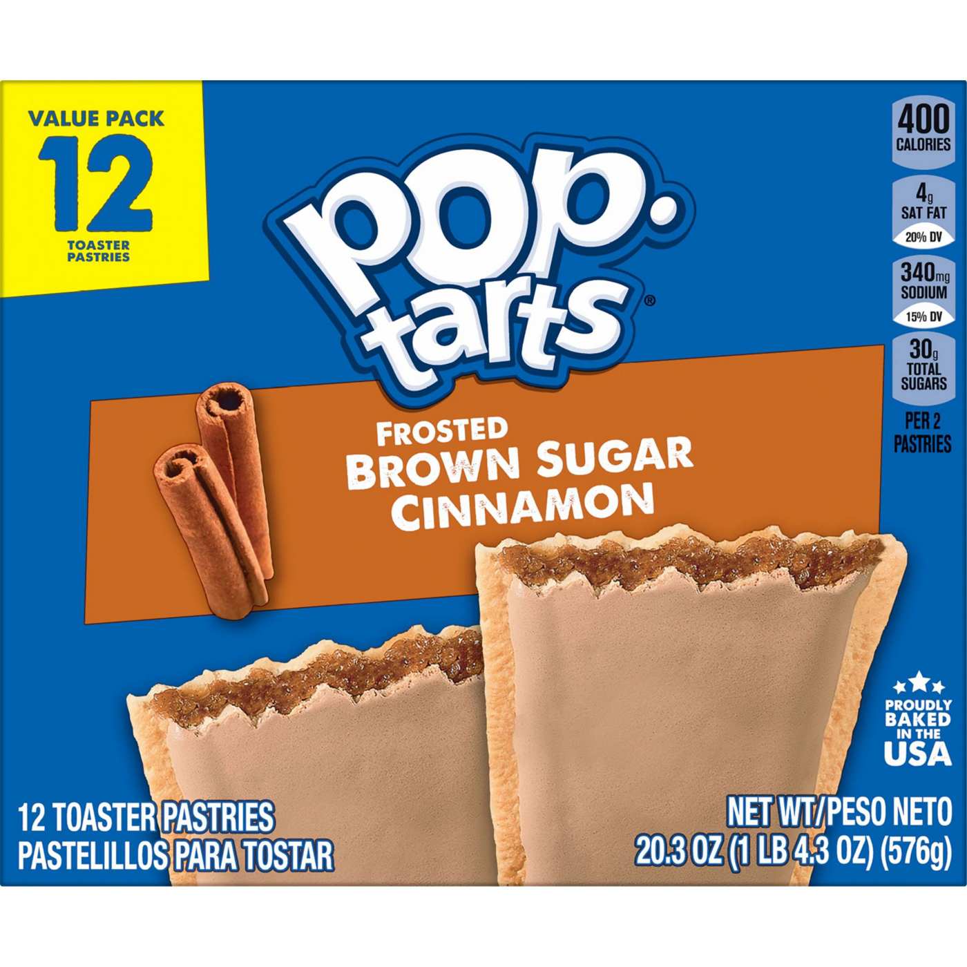 Pop-Tarts Frosted Brown Sugar Cinnamon Toaster Pastries; image 7 of 7