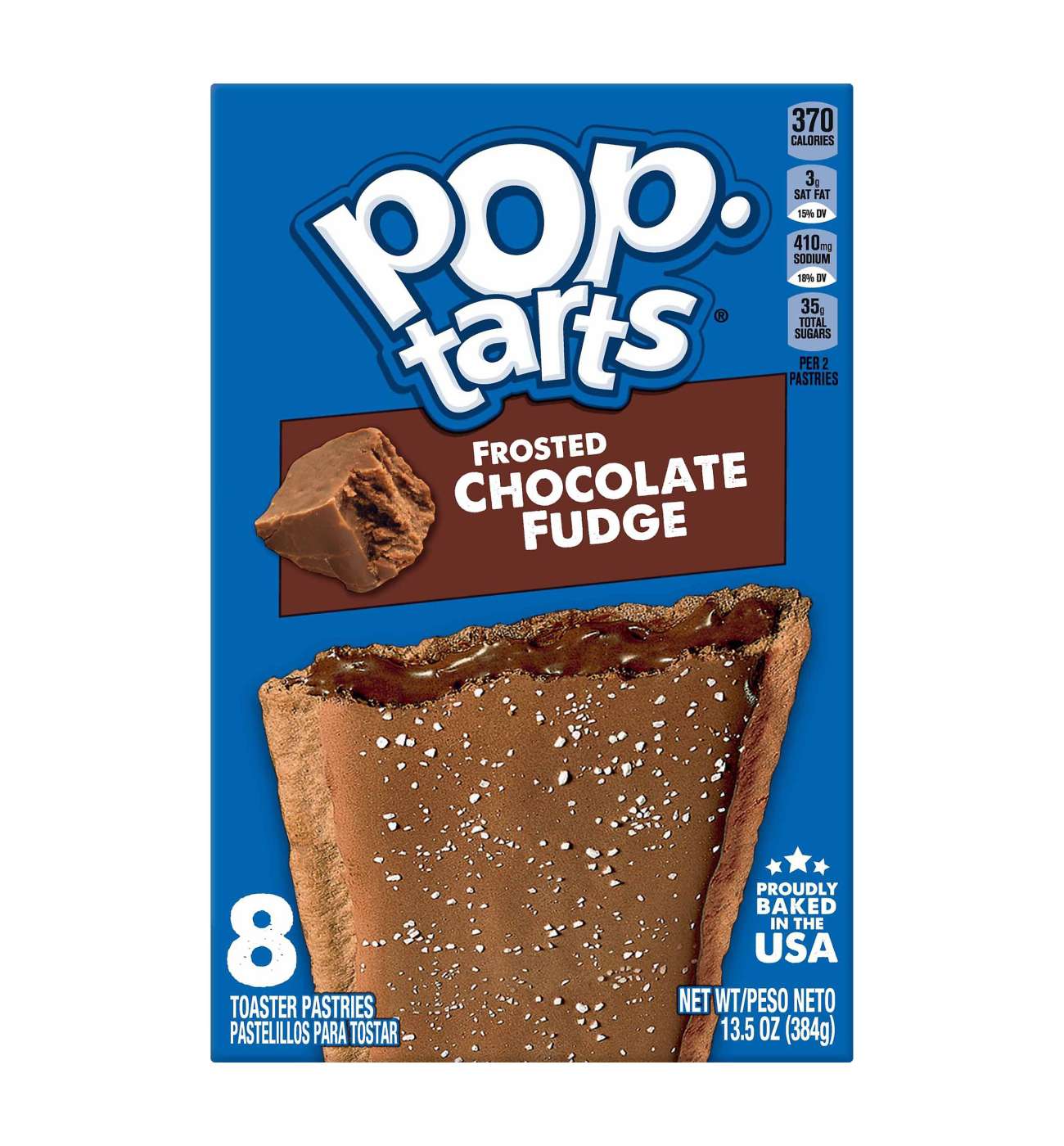Pop-Tarts Frosted Chocolate Fudge Toaster Pastries; image 1 of 7