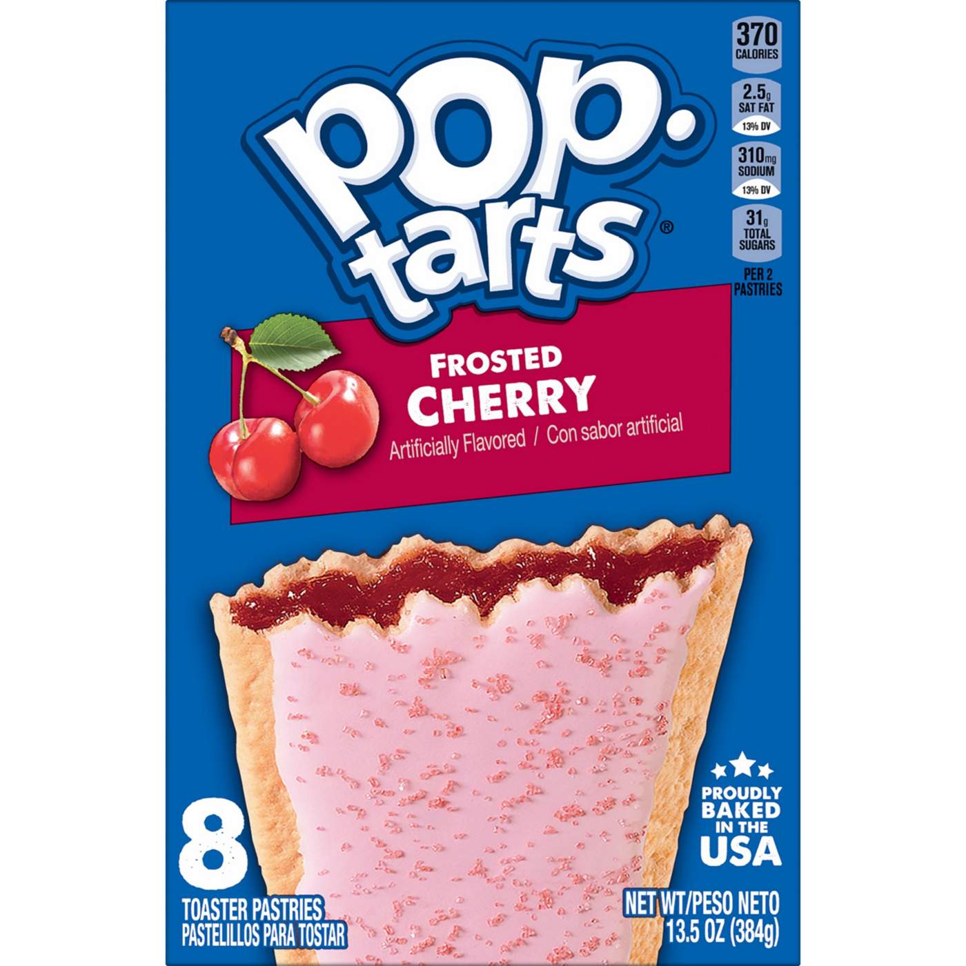 Pop-Tarts Frosted Cherry Toaster Pastries, 13.5 oz; image 1 of 8
