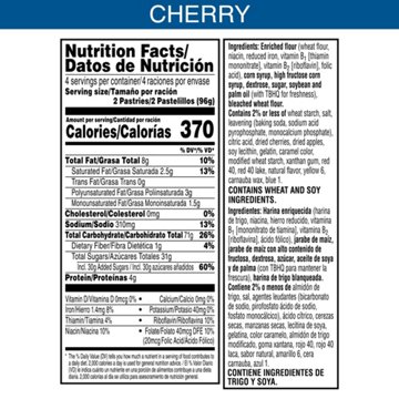 Pop-Tarts Frosted Cherry Toaster Pastries, 13.5 oz