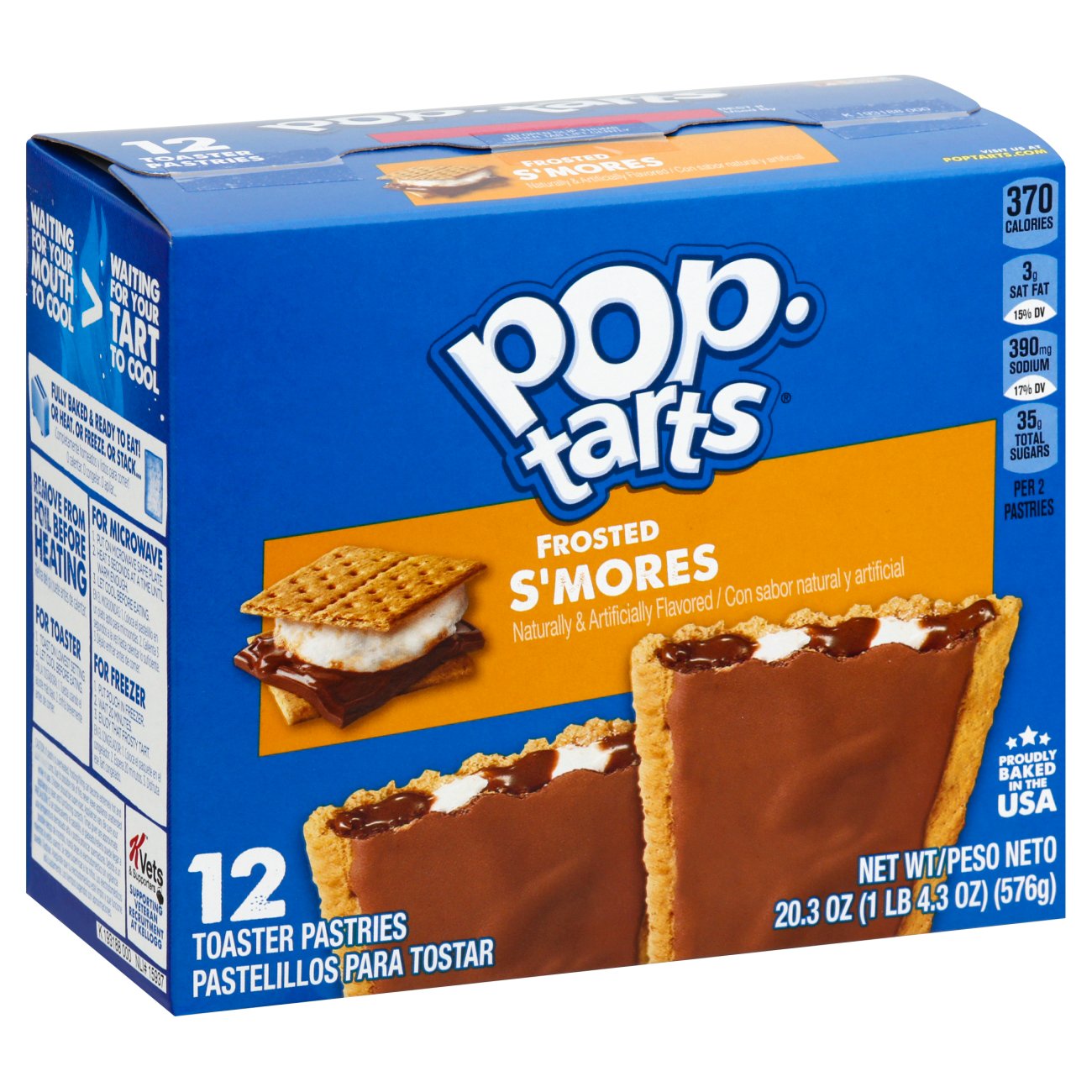 siv Doven skal Pop-Tarts Frosted S'mores Toaster Pastries - Shop Cereal & Breakfast at  H-E-B