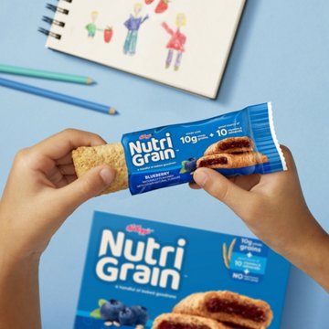 Nutri-Grain Blueberry Soft Baked Breakfast Bars, 10.4 oz