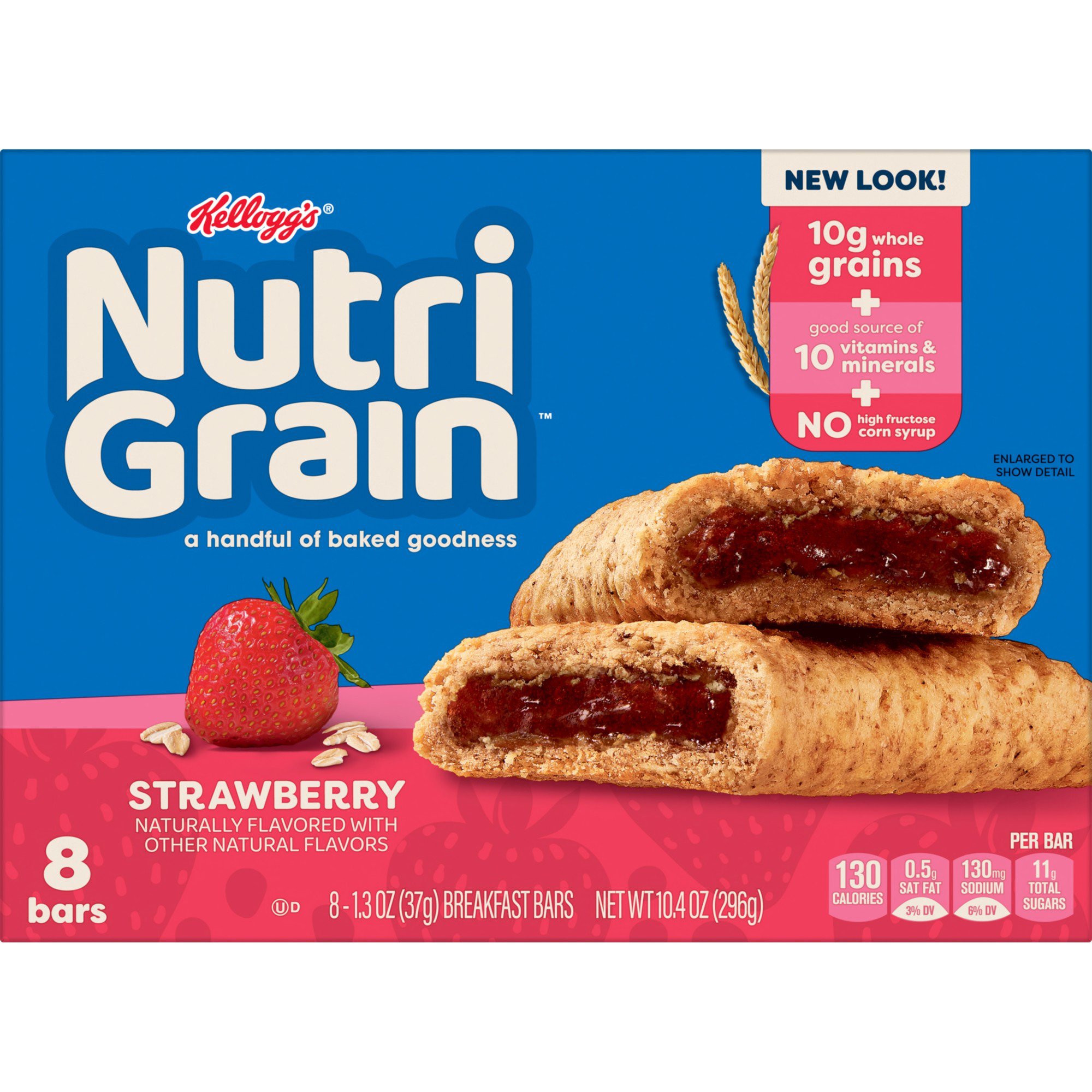 NutriGrain Strawberry Soft Baked Breakfast Bars, 10.4 oz Shop