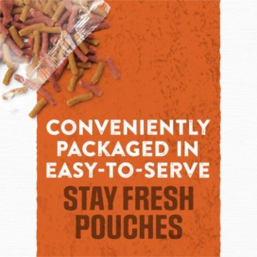 Moist & Meaty Purina Dry Soft Dog Food Pouches - Burger With Cheddar Cheese Flavor