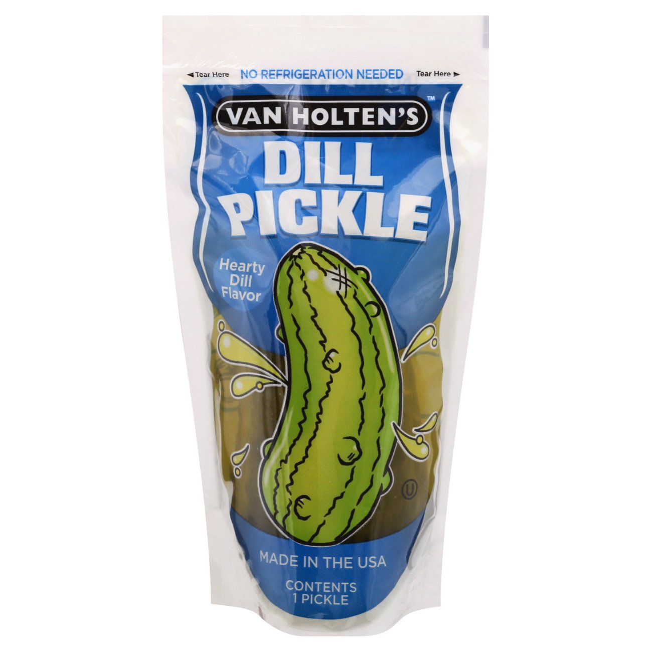 Van Holten's Dill Pickle in a Pouch - Shop Vegetables at H-E-B