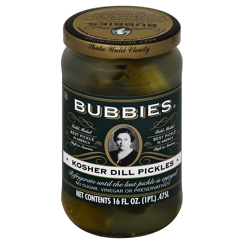 Bubbies Pure Kosher Dills Pickles Shop Vegetables At H E B