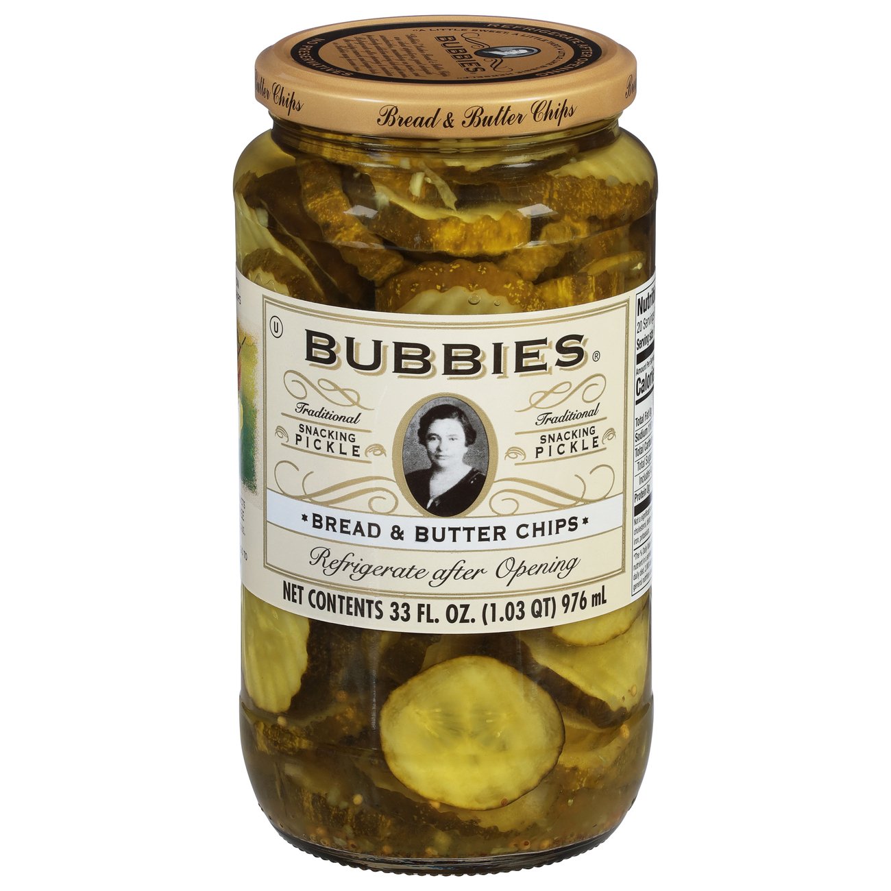 BUBBIES Kosher Bread & Butter Pickle Chips Shop Pickles & cucumber at