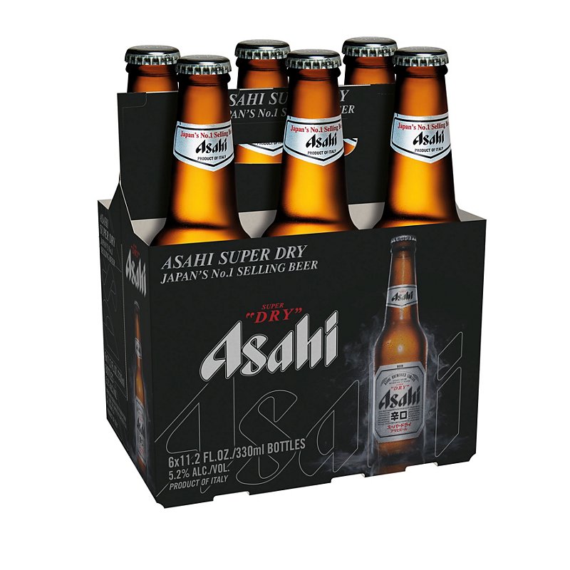 Asahi Super Dry Beer 11.2 oz Bottles - Shop Beer & Wine at H-E-B