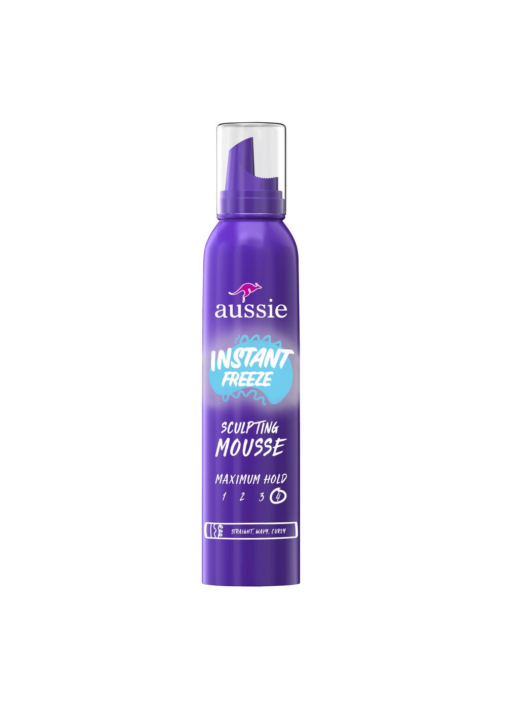 Aussie Instant Freeze Sculpting Mousse; image 1 of 11