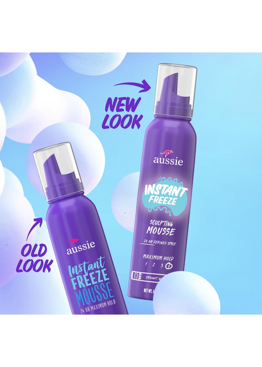 Aussie Instant Freeze Sculpting Mousse; image 5 of 11