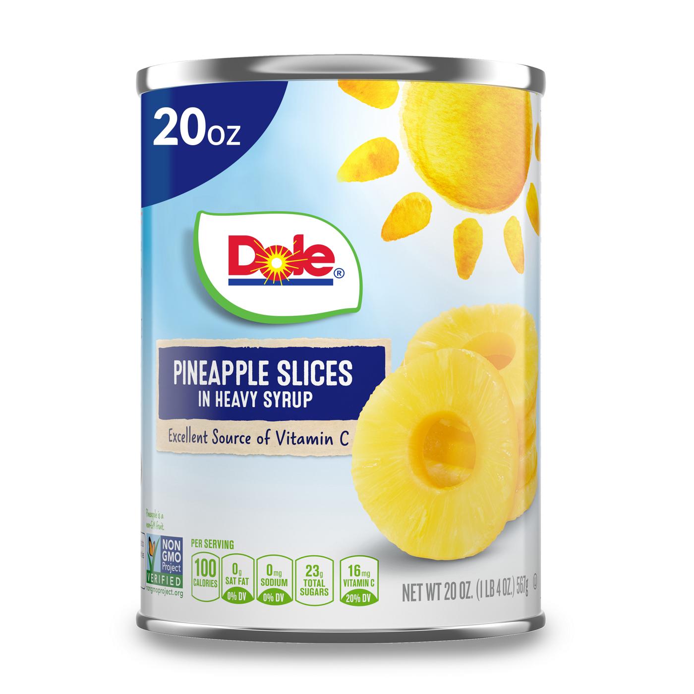 Dole Pineapple Slices in Heavy Syrup; image 1 of 5