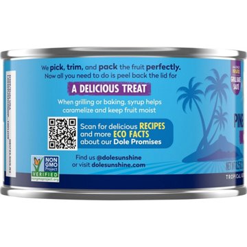 Dole Pineapple Slices In Heavy Syrup, 8.25 oz