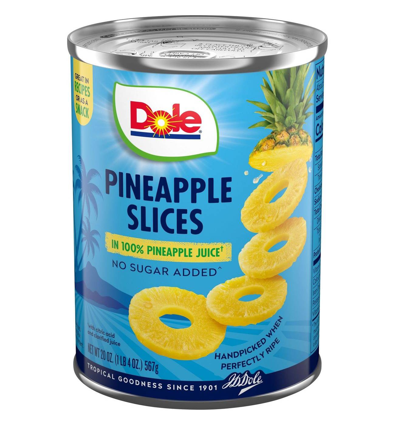Dole Pineapple Slices in 100% Pineapple Juice; image 7 of 9