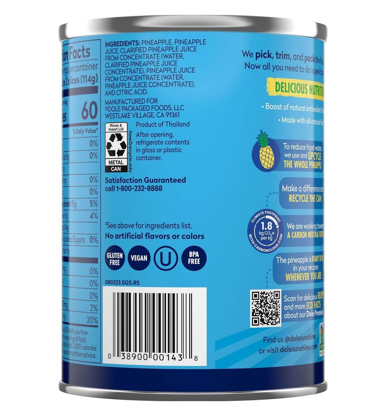 Dole Pineapple Slices in 100% Pineapple Juice; image 8 of 10