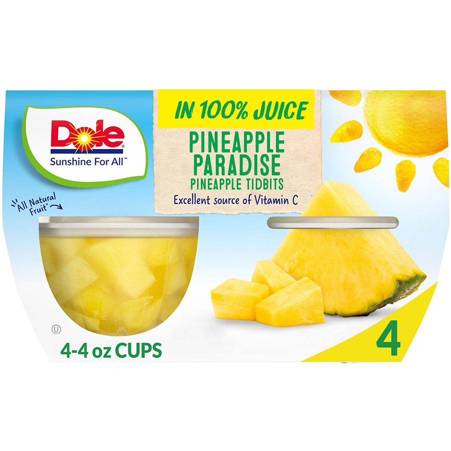 canned pineapple tidbits