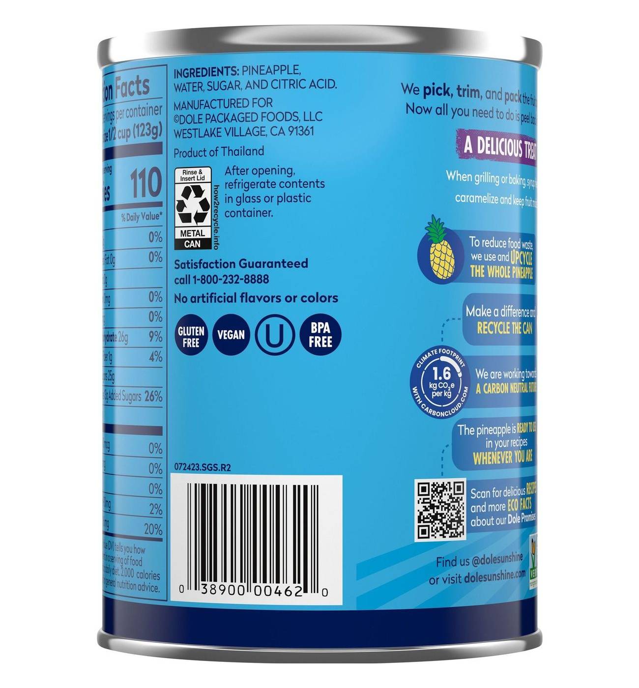 Dole Pineapple Chunks in Heavy Syrup; image 4 of 10