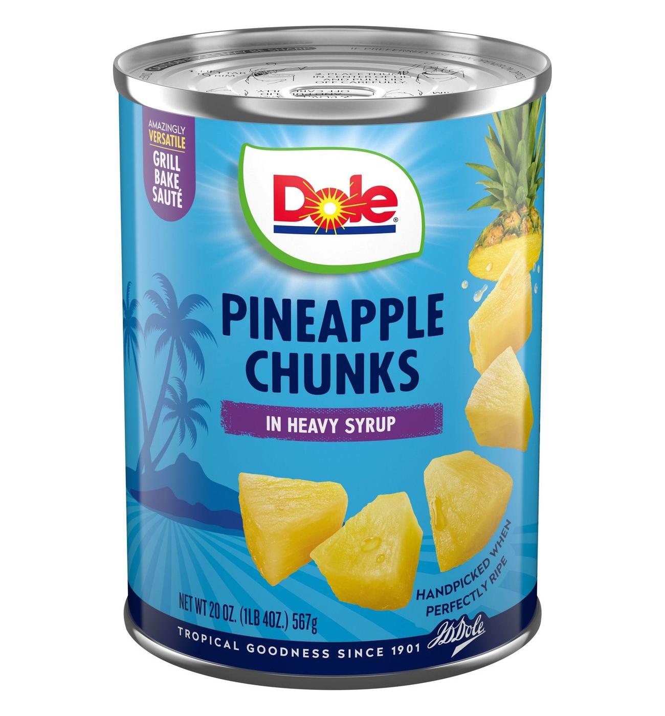 Dole Pineapple Chunks in Heavy Syrup; image 5 of 10