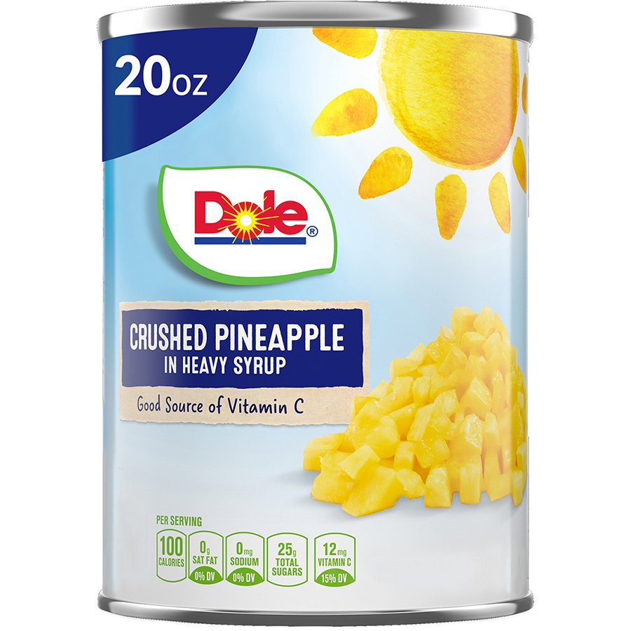 Dole Crushed Pineapple in Heavy Syrup Shop Tropical & specialty at HEB