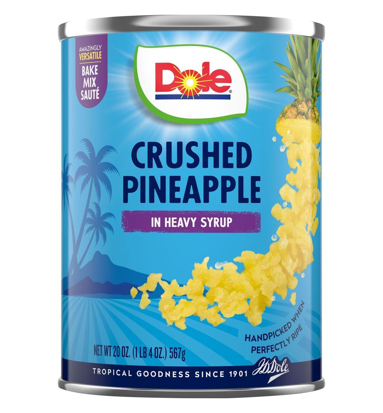 Dole Crushed Pineapple in Heavy Syrup; image 1 of 9