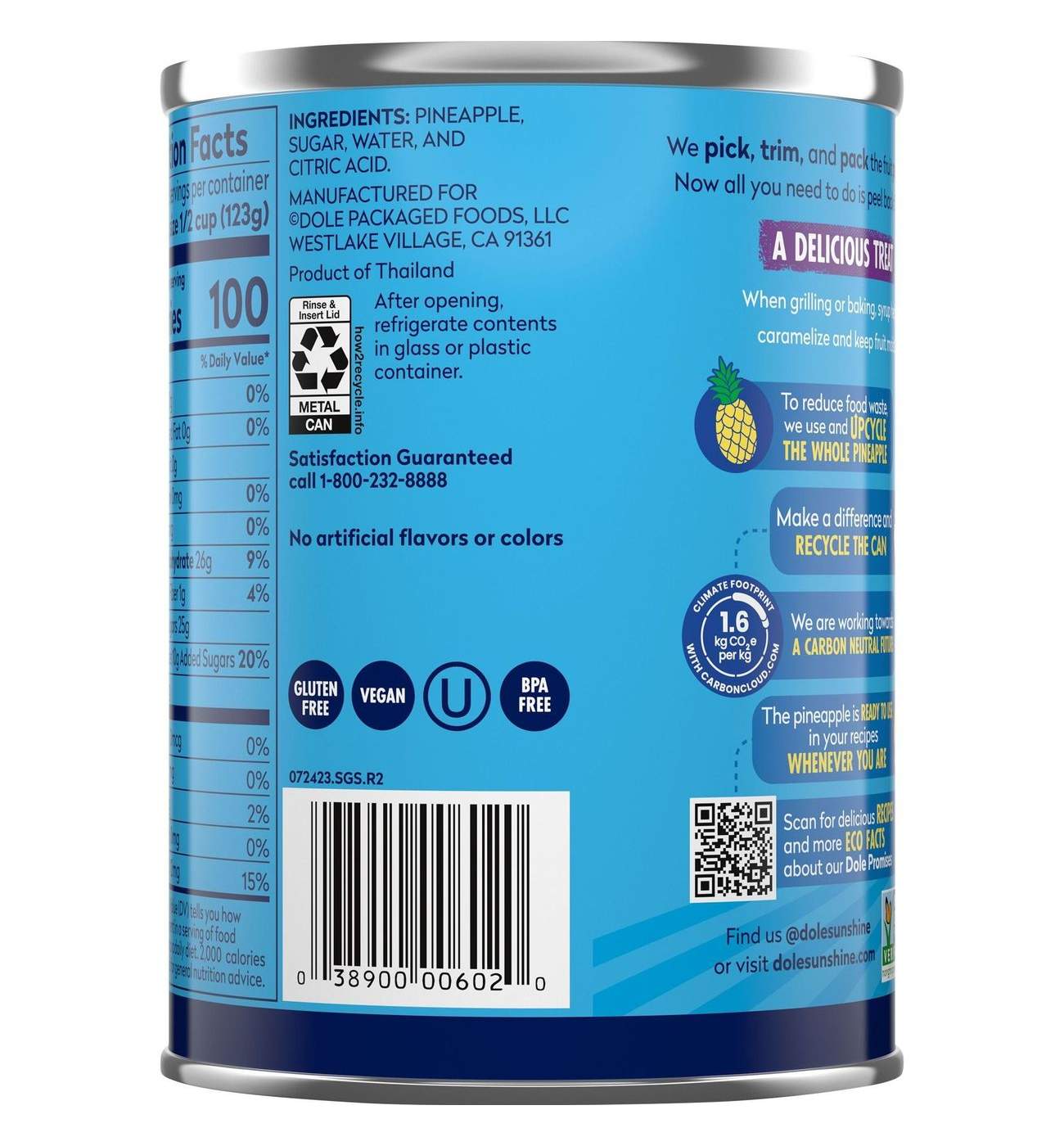 Dole Crushed Pineapple in Heavy Syrup; image 7 of 9