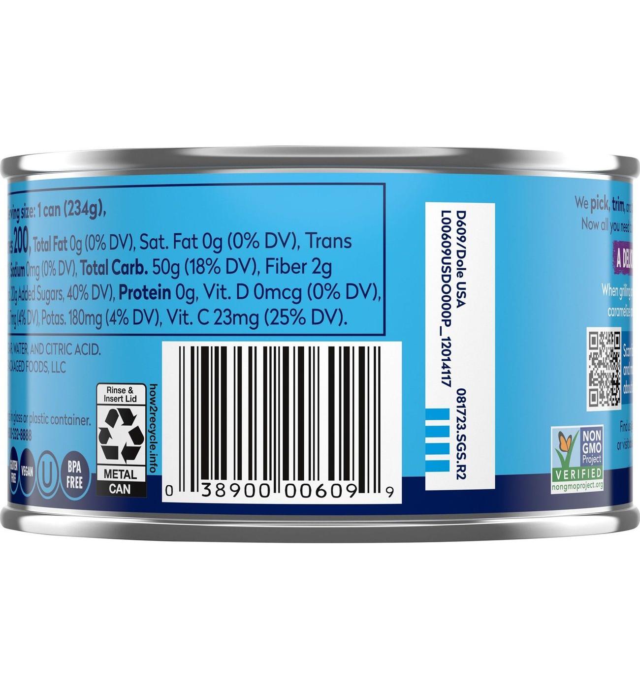 Dole Crushed Pineapple in Heavy Syrup; image 4 of 5