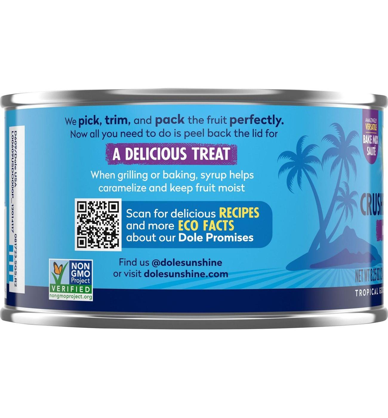 Dole Crushed Pineapple in Heavy Syrup; image 5 of 5