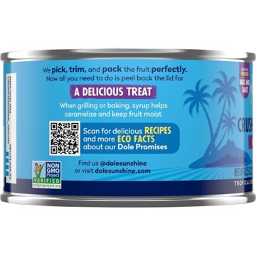 Dole Crushed Pineapple in Heavy Syrup, 8.25 oz