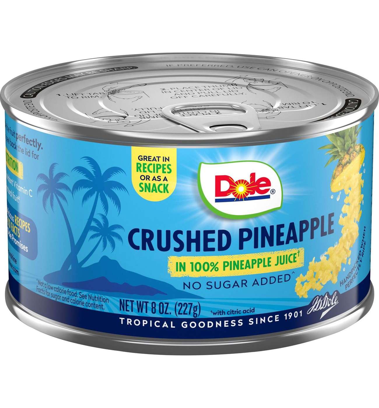 Dole Crushed Pineapple in 100% Juice; image 4 of 8
