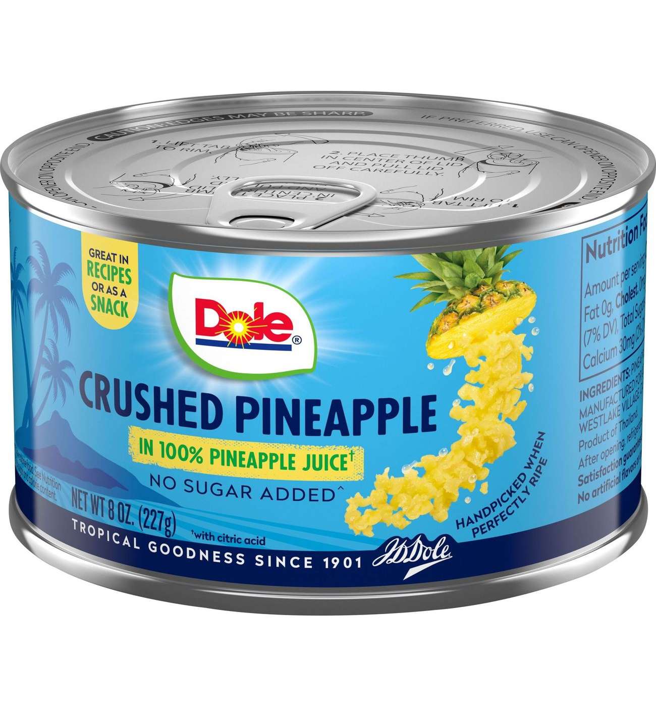 Dole Crushed Pineapple in 100% Juice; image 5 of 8