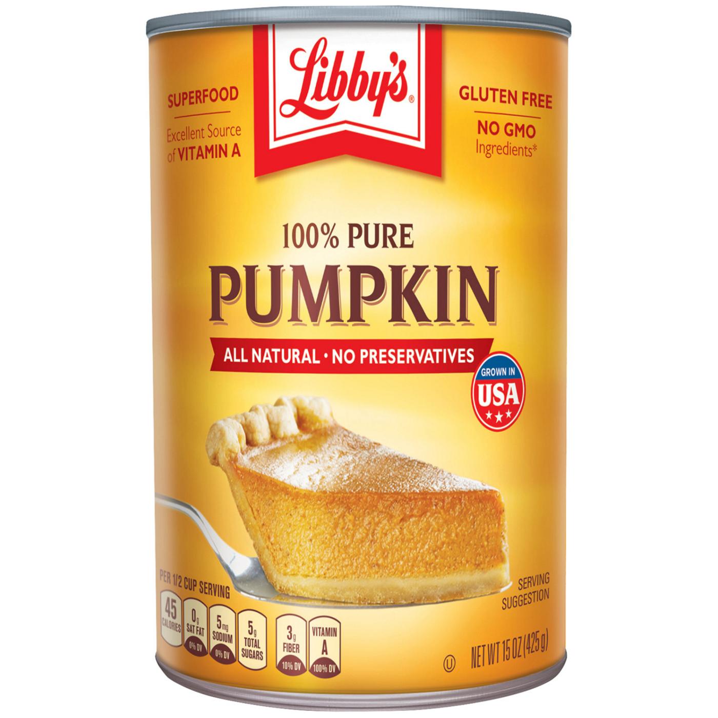 Libby's 100% Pure Pumpkin; image 1 of 7