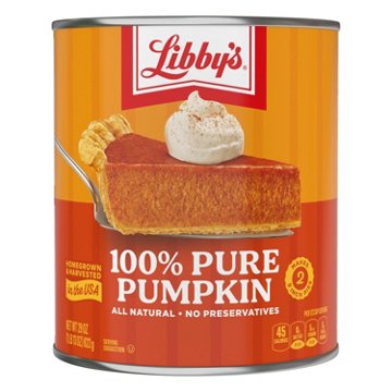 Libby's 100% Pure Canned Pumpkin, 29 oz