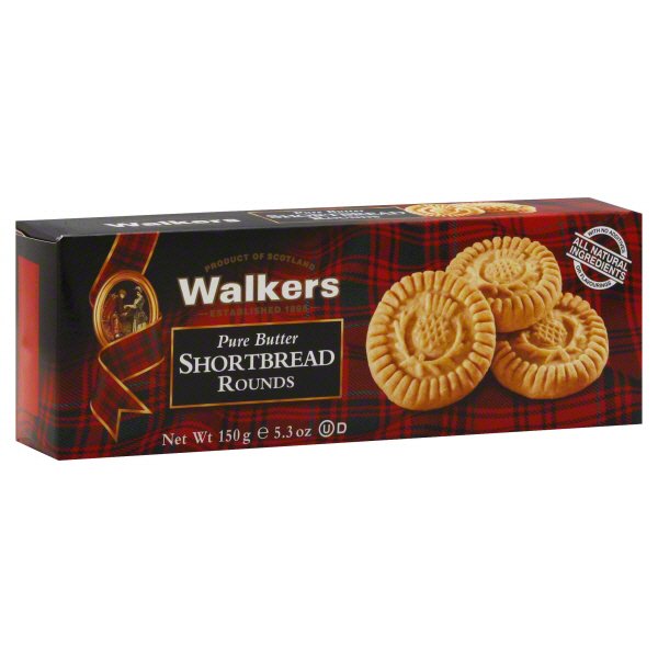Walkers Pure Butter Shortbread Rounds Shop Cookies at HEB