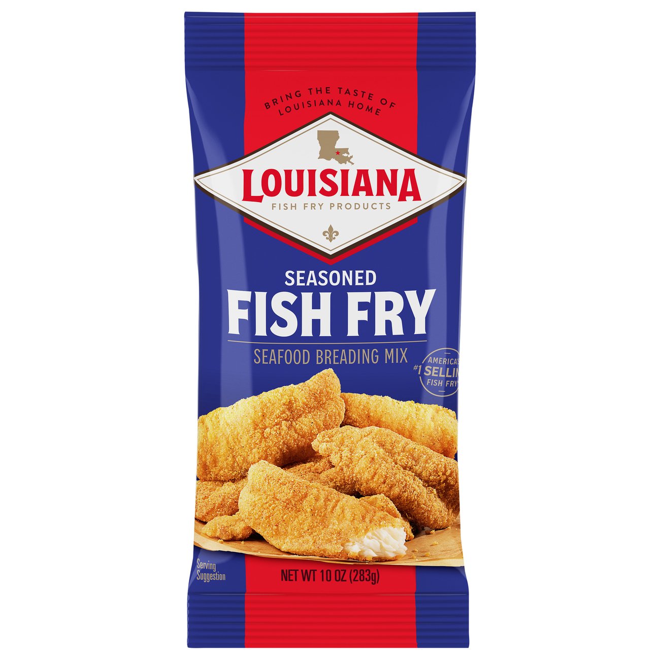  Louisiana Seasoned Crispy CHICKEN FRY Batter 9oz (Pack of 3) :  Gourmet Seasoned Coatings : Grocery & Gourmet Food
