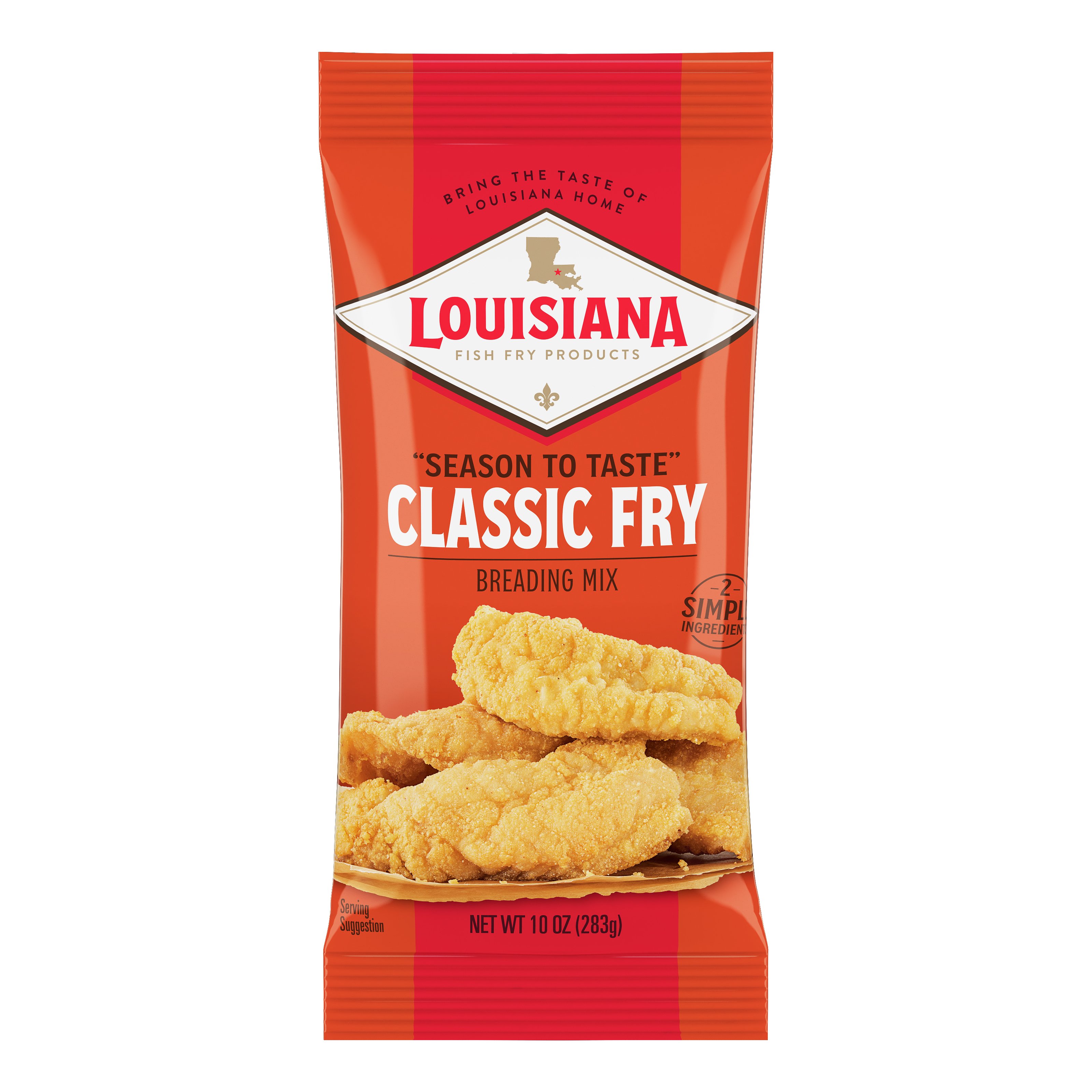 Louisiana Fish Fry: New Orleans Style Seafood Breading Mix With