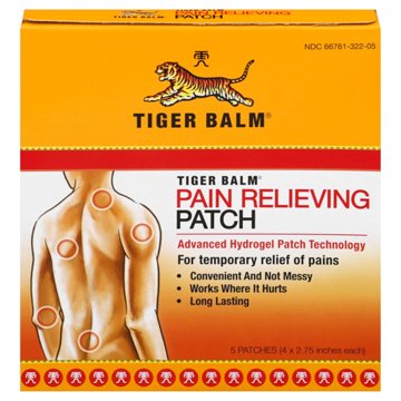 Tiger Balm Hydrogel Pain Relieving Patches, 5 ct
