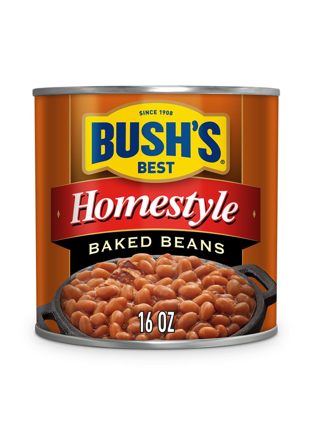 Bush's Best Homestyle Baked Beans; image 1 of 3