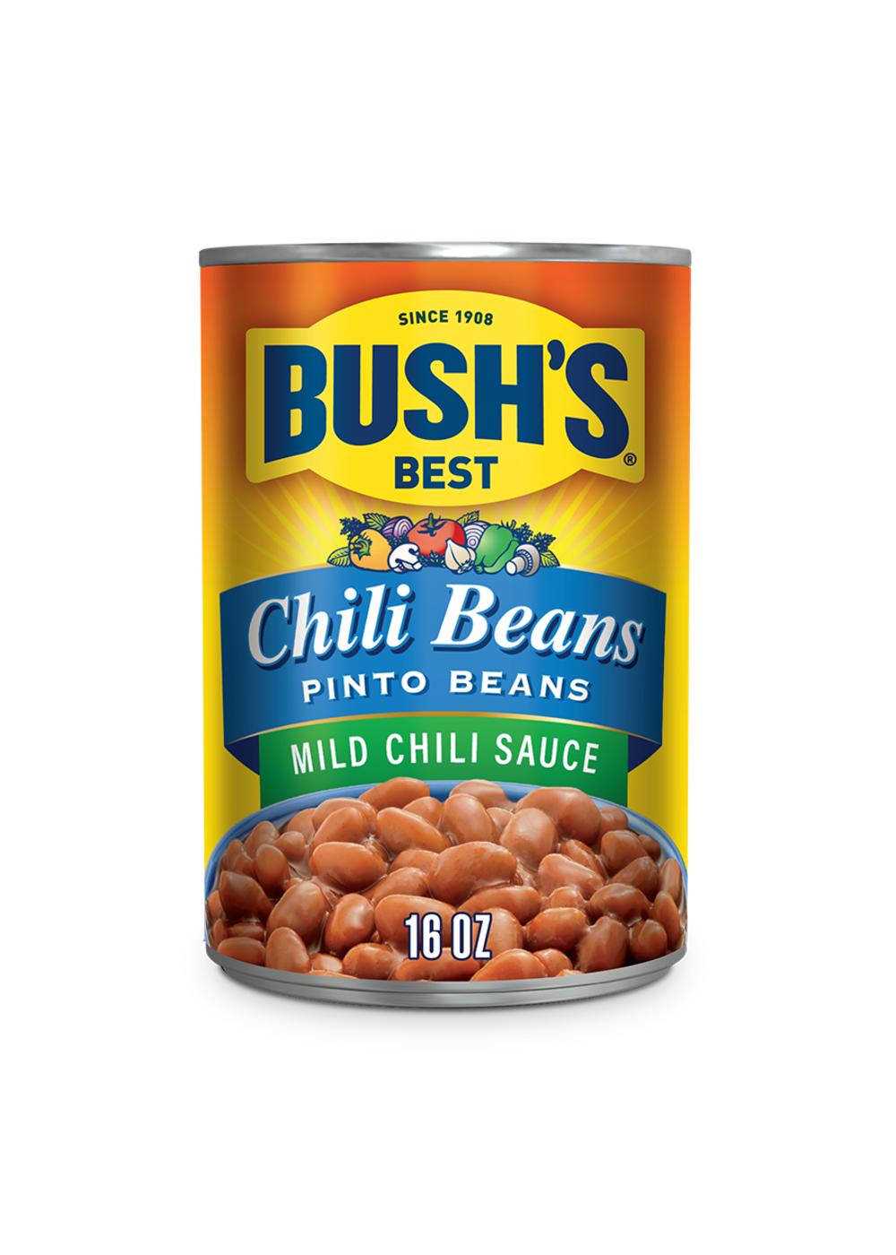Bush's Best Pinto Beans in a Mild Chili Sauce; image 1 of 5