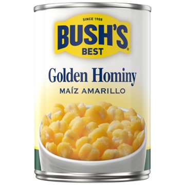 Bush's Best Golden Hominy, 15.5 oz