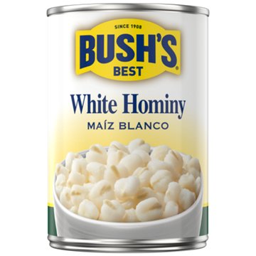 Bush's Best White Hominy, 15.5 oz