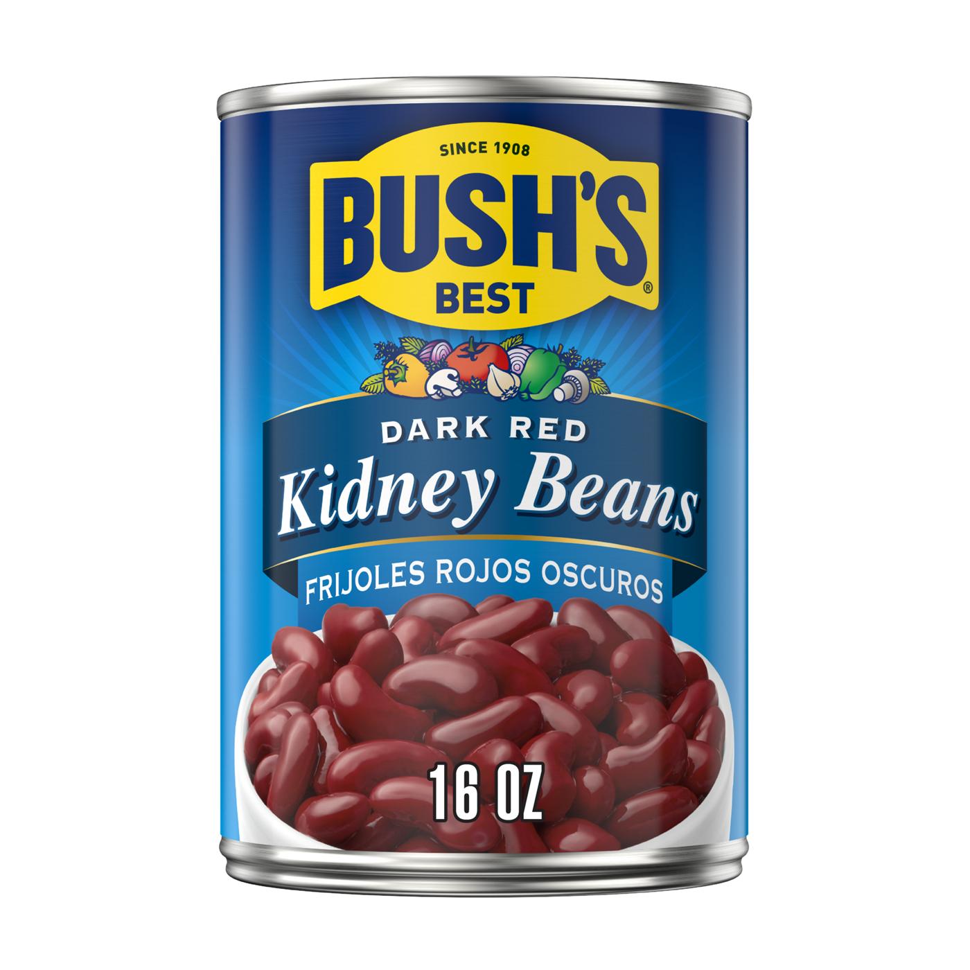 Bush's Best Dark Red Kidney Beans; image 1 of 4