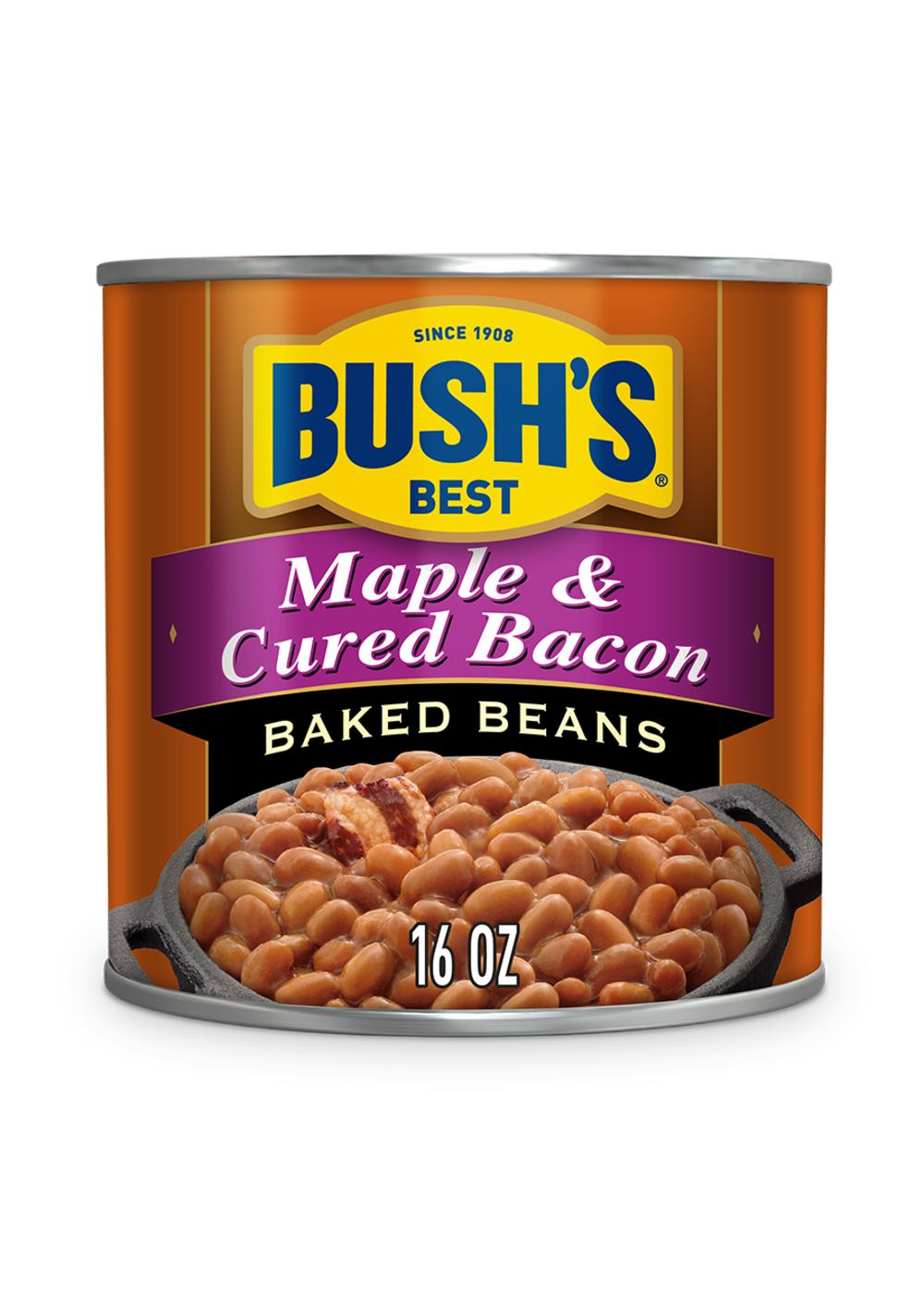 Bush's Best Maple & Cured Bacon Baked Beans; image 1 of 3